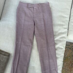 Tom Ford Lavender Linen Silk Wool Pants